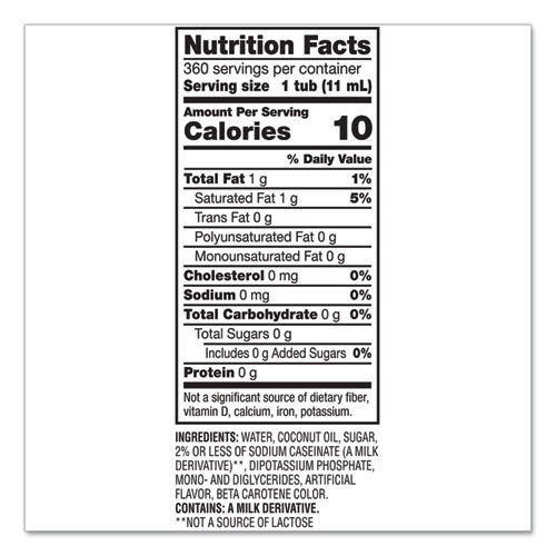 Coffee mate Liquid Coffee Creamer  Original  0 38 oz Mini Cups  360 Carton (NES35010)