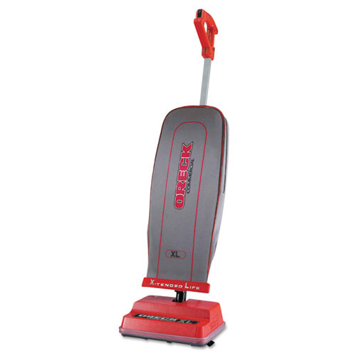 Oreck Commercial U2000R-1 Commercial Upright Vacuum  120 V  Red Gray  12 1 2 x 6 3 4 x 47 3 4 (ORKU2000R1)