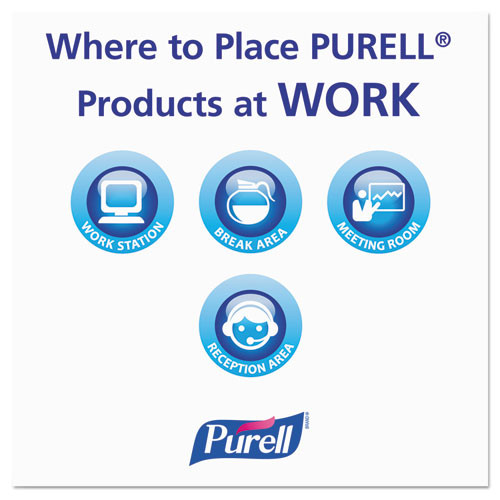 PURELL Advanced Hand Sanitizer Soothing Gel  Fresh Scent with Aloe and Vitamin E  8 oz Pump Bottle  24 Carton (GOJ967406ECDECO)