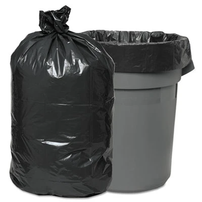 Boardwalk Low-Density Waste Can Liners  60 gal  0 95 mil  38  x 58   Gray  100 Carton (BWK528)