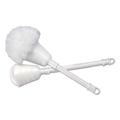 Boardwalk Cone Bowl Mop  10  Handle  2  dia  Head  Plastic  White  25 Carton (BWK00170)