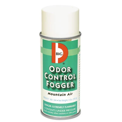 Big D Industries Odor Control Fogger  Mountain Air Scent  5 oz Aerosol  12 Carton (BGD344)