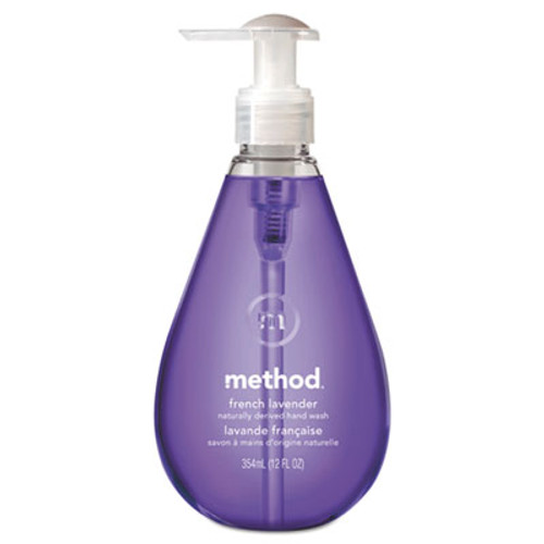 Method Gel Hand Wash  French Lavender  12 oz Pump Bottle  6 Carton (MTH00031CT)