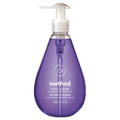 Method Gel Hand Wash  French Lavender  12 oz Pump Bottle  6 Carton (MTH00031CT)