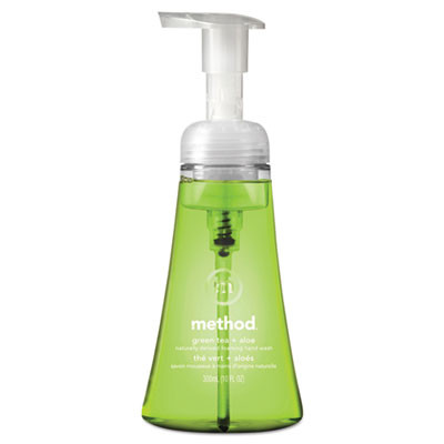 Method Foaming Hand Wash  Green Tea Aloe  10 oz Pump Bottle  6 Carton (MTH00362CT)