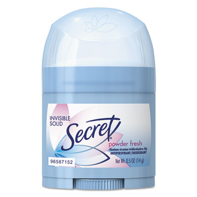 Secret Invisible Solid Anti-Perspirant   Deodorant  Powder Fresh  0 5 oz Stick (PGC31384EA)