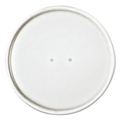 Dart Paper Lids for 32oz Food Containers  White  Vented  4 6 Dia  25 Bag  20 Bg Ctn (SCCCH32A)