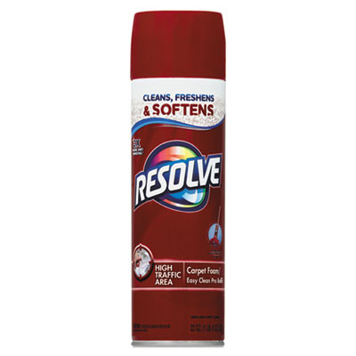 RESOLVE Foam Carpet Cleaner  Foam  22 oz  Aerosol Can  12 Carton (RAC00706CT)