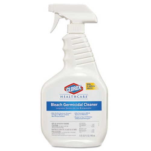 Clorox Healthcare Bleach Germicidal Cleaner  32oz Spray Bottle (CLO68970EA)