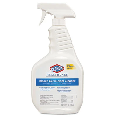 Clorox Healthcare Bleach Germicidal Cleaner  32oz Spray Bottle (CLO68970EA)