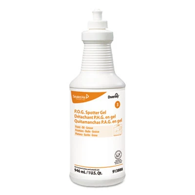 Diversey Paint  Oil and Grease Spotter Gel  Fruity Scent  32 oz Squeeze Bottle  6 Carton (DVO913888)