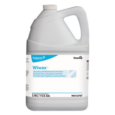 Diversey Wiwax Cleaning and Maintenance Solution  Liquid  1 gal Bottle  4 Carton (DVO94512767)