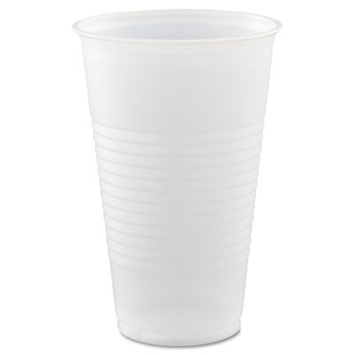 Dart Conex Galaxy Polystyrene Plastic Cold Cups  16oz  50 Sleeve  20 Bags Carton (DCCY16T)