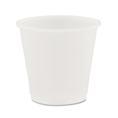 Dart Conex Galaxy Polystyrene Plastic Cold Cups  3 5oz  100 Sleeve  25 Sleeves Carton (DCCY35)