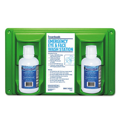 Boardwalk Emergency Eyewash Station  16 oz Bottle  2 Bottles Station (BWK54842)