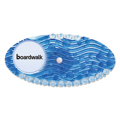 Boardwalk Curve Air Freshener  Cotton Blossom  Solid  Blue  10 Box (BWKCURVECBL)