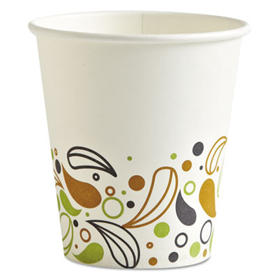 Boardwalk Deerfield Printed Paper Hot Cups  10 oz  20 Cups Sleeve  50 Sleeves Carton (BWKDEER10HCUP)
