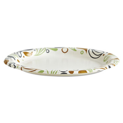 Boardwalk Deerfield Printed Paper Plates  6  Dia Coated Soak Proof 50 Plates Pk  20 Pks Ct (BWKDEER6PLT)
