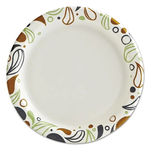 Boardwalk Deerfield Printed Paper Plates  6  Dia Coated Soak Proof 50 Plates Pk  20 Pks Ct (BWKDEER6PLT)