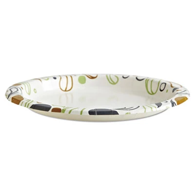Boardwalk Deerfield Printed Paper Plates  9  Dia Coated Soak Proof 125 Plates Pk  8 Pks Ct (BWKDEER9PLT)