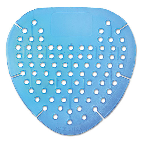 Boardwalk Gem Urinal Screen  Lasts 30 Days  Blue  Cotton Blossom Fragrance  12 Box (BWKGEMCBL)