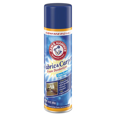 Arm & Hammer Fabric and Carpet Foam Deodorizer  Fresh Scent  15 oz Aerosol (CDC3320000514EA)
