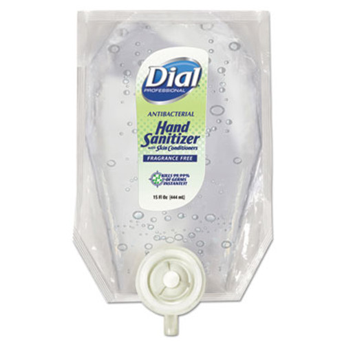 Dial Professional Eco-Smart Gel Hand Sanitizer Refill  Fragrance-Free  15 oz Refill (DIA12257EA)