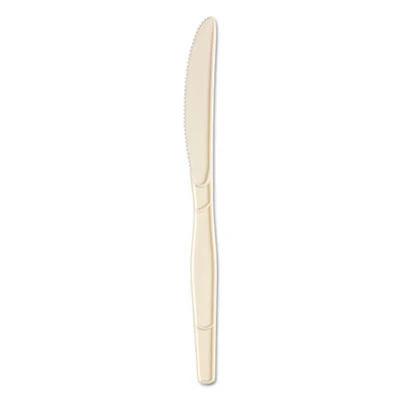Dixie SmartStock Plastic Cutlery Refill  Knives  7   Series-O Mediumweight Bio-Blend Beige  40 Pack  24 Packs Carton (DXESSK11B)