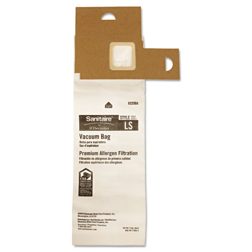 Sanitaire Commercial Upright Vacuum Cleaner Replacement Bags  Style LS  5 Pack  10 PK CT (EUR63256A10CT)