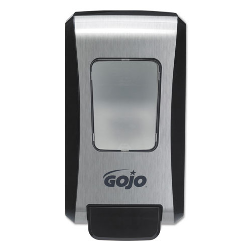 GOJO FMX-20 Soap Dispenser  2000 mL  6 5  x 4 7  x 11 7   Black Chrome  6 Carton (GOJ527106)
