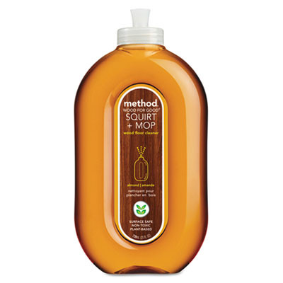 Method Squirt   Mop Wood Floor Cleaner  Almond Scent  25 oz Squirt Bottle  6 Carton (MTH00562CT)