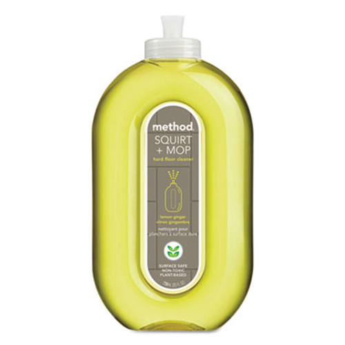 Method Squirt   Mop Hard Floor Cleaner  25 oz Spray Bottle  Lemon Ginger  6 Carton (MTH00563CT)