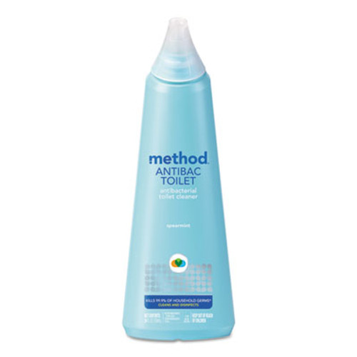 Method Antibacterial Toilet Cleaner  Spearmint  24 oz Bottle  6 Carton (MTH01221CT)