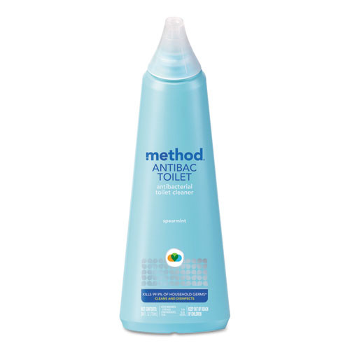 Method Antibacterial Toilet Cleaner  Spearmint  24 oz Bottle  6 Carton (MTH01221CT)