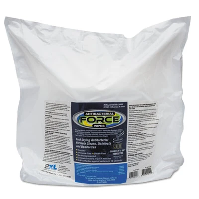 2XL FORCE Disinfecting Wipes Refill  8 x 6  White  900 Pack  4 Carton (TXLL4014)