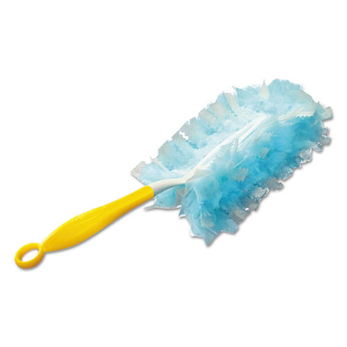 Swiffer Dusters Starter Kit  Dust Lock Fiber  6  Handle  Blue Yellow  6 Carton (PGC11804CT)