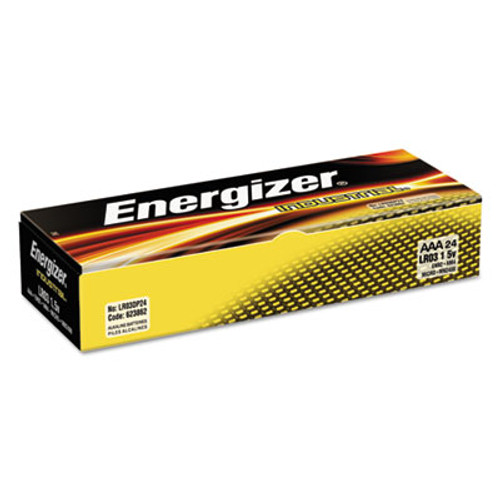 Energizer Industrial Alkaline AAA Batteries  1 5V  24 Box (EVEEN92)