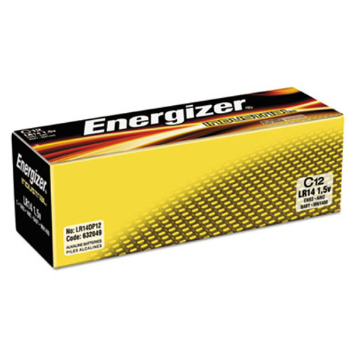 Energizer Industrial Alkaline C Batteries  1 5V  12 Box (EVEEN93)