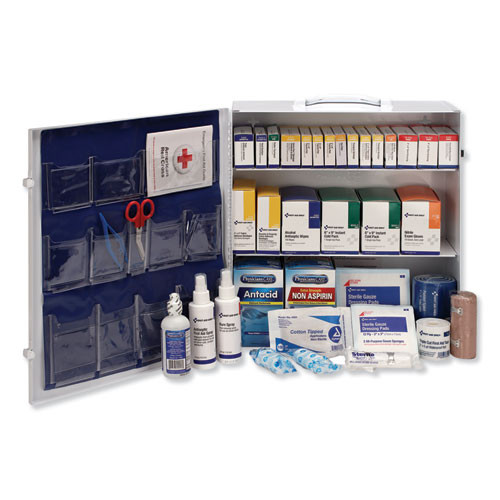 First Aid Only ANSI 2015 Class A  Type I II  Industrial First Aid Kit 100 People  676 Pieces (FAO90575)