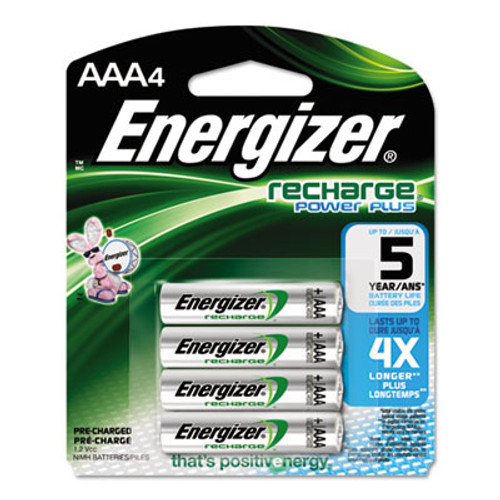Energizer NiMH Rechargeable AAA Batteries  1 2V  4 Pack (EVENH12BP4)