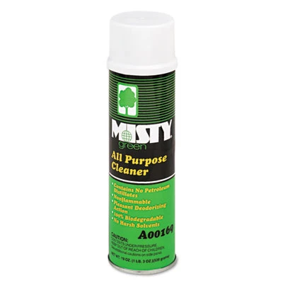 Misty Green All-Purpose Cleaner  Citrus Scent  19oz Aerosol  12 Carton (AMR1001583)