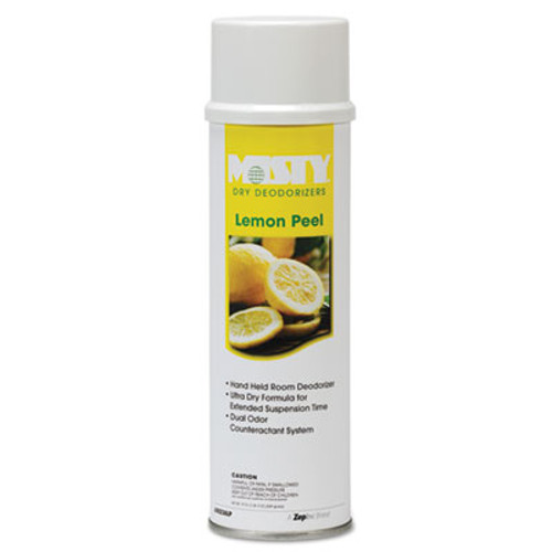 Misty Handheld Air Deodorizer  Lemon Peel  10 oz Aerosol  12 Carton (AMR1001842)