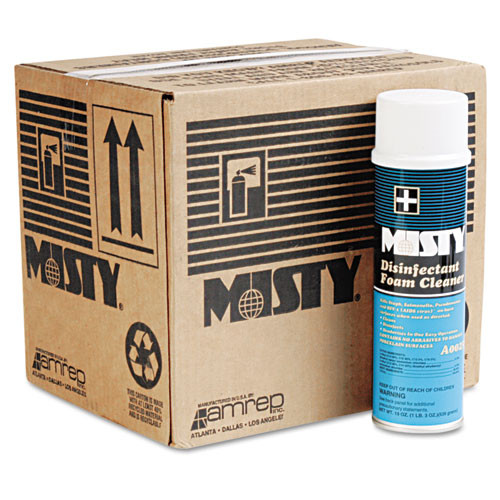 Misty Disinfectant Foam Cleaner  Fresh Scent  19oz Aerosol  12 Carton (AMR1001907)