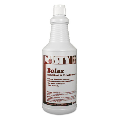 Misty Bolex 23 Percent Hydrochloric Acid Bowl Cleaner  Wintergreen  32oz  12 Carton (AMR1038799)