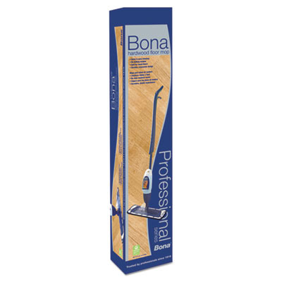 Bona Hardwood Floor Mop  15  Microfiber Head  52  Handle  Blue (BNAWM710013408)