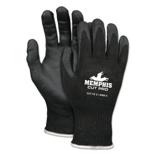 MCR Safety Cut Pro 92720NF Gloves  X-Large  Black  HPPE Nitrile Foam (CRW92720NFXL)