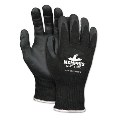 MCR Safety Cut Pro 92720NF Gloves  X-Large  Black  HPPE Nitrile Foam (CRW92720NFXL)