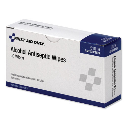 PhysiciansCare by First Aid Only First Aid Alcohol Pads  50 Box (FAO51019)