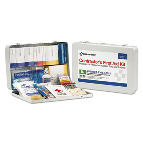 First Aid Only Contractor ANSI Class B First Aid Kit for 50 People  254 Pieces (FAO90671)