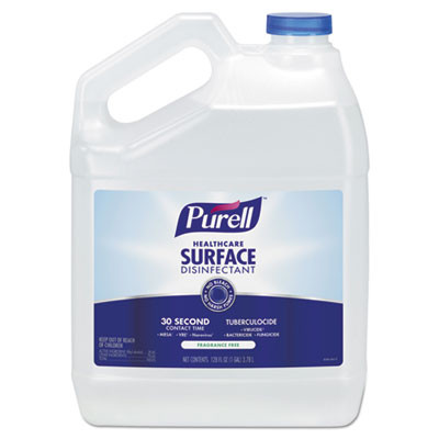 PURELL Healthcare Surface Disinfectant  Fragrance Free  128 oz Bottle  4 Carton (GOJ434004)